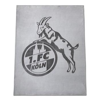 1. FC Köln Flanelldecke "Logo" grau ca 100 % Polyester (Flanell)